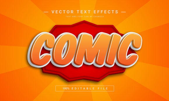 Comic 3D Editable Text Effect: Create Eye-Catching Graphics Fast