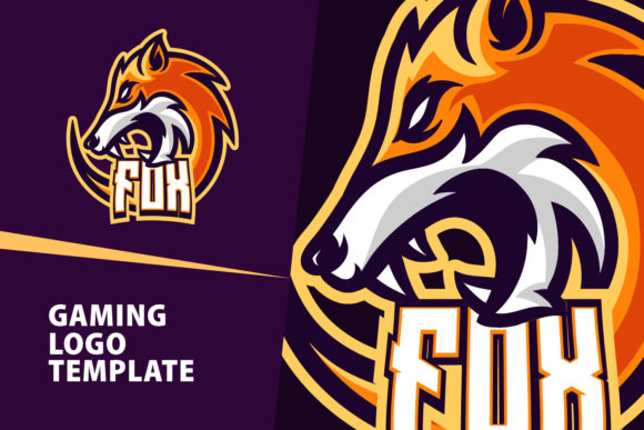 Command the Arena: The Royal Fox Gaming Logo Design