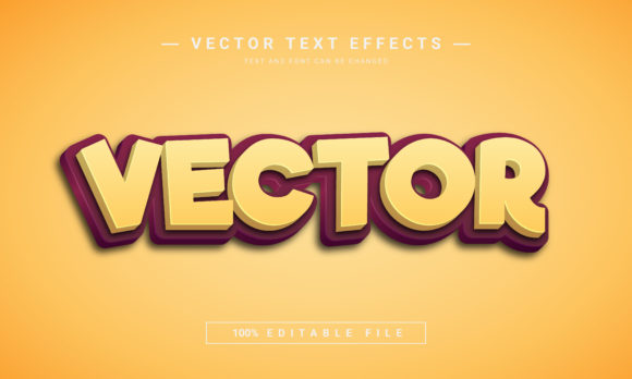 Dynamic Vector Editable Text Effect for Modern Designers