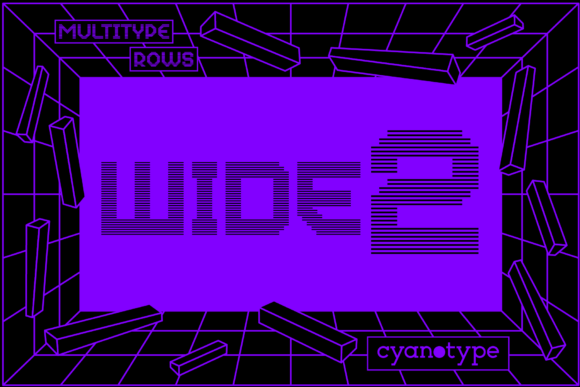 Give Your Designs a Digital Edge with MultiType Rows Wide 2
