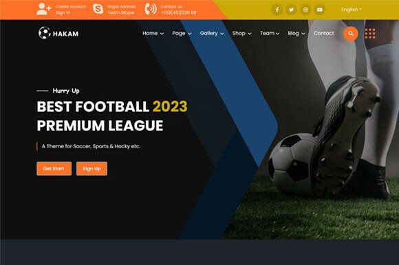 Hakam: Your All-in-One Sports Team HTML Template