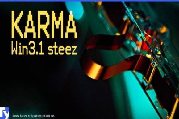 Karma: A Nostalgic Pixel Font for Modern Designers