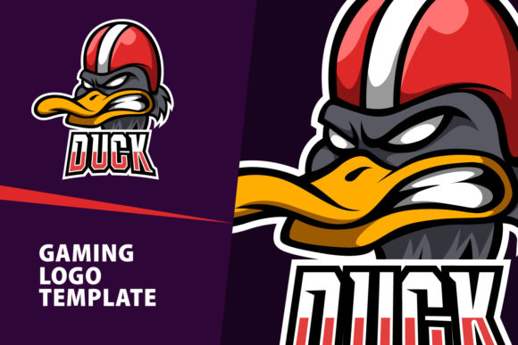Level Up Your Brand with a Dynamic Duck Mascot Gaming Logo