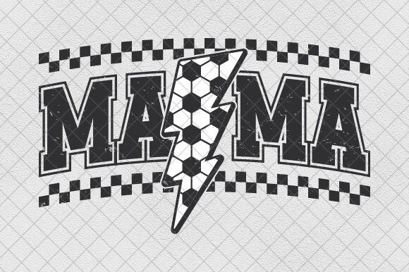 Lightning Bolt Soccer Mama Retro Mom: The Ultimate Design Asset