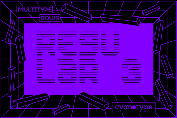 MultiType Rows Regular 3: A Pixelated Font with Attitude