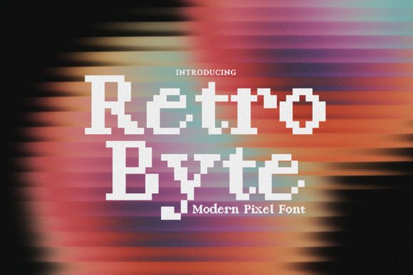 Retro Byte: The Pixel Font Blending 80s Nostalgia with Modern Polish