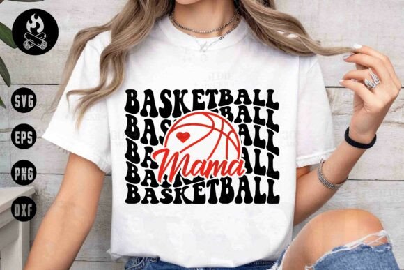 Score Big Style Points with the Retro Basketball Mama SVG